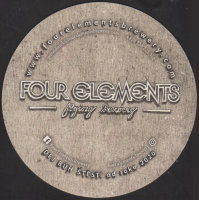 Beer coaster four-elements-1-zadek