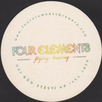 Beer coaster four-elements-2-zadek