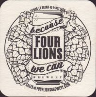 Beer coaster four-lions-3-zadek