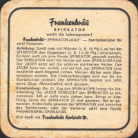 Beer coaster franken-brau-13-zadek