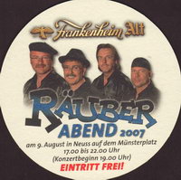 Beer coaster frankenheim-8-zadek