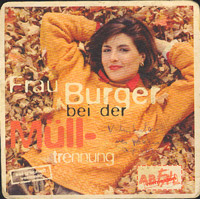 Beer coaster frau-burger-1