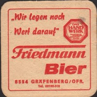Beer coaster friedmann-3-small