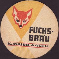 Beer coaster fuchsbrauerei-karl-maier-1-oboje-small