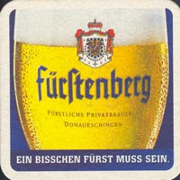 Beer coaster furstlich-furstenbergische-2-zadek