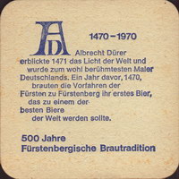 Pivní tácek furstlich-furstenbergische-49-zadek