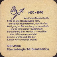 Beer coaster furstlich-furstenbergische-62-zadek