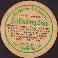 Beer coaster furstlich-furstenbergische-71-zadek