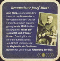Pivní tácek furstlich-furstenbergische-73-zadek