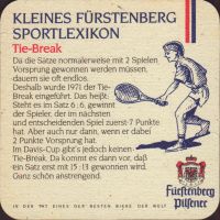 Beer coaster furstlich-furstenbergische-80-zadek