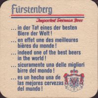 Beer coaster furstlich-furstenbergische-83-zadek