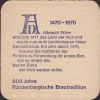 Pivní tácek furstlich-furstenbergische-89-zadek