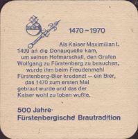 Beer coaster furstlich-furstenbergische-90-zadek