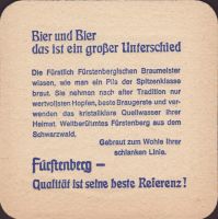 Beer coaster furstlich-furstenbergische-91-zadek