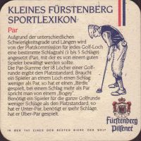 Pivní tácek furstlich-furstenbergische-94-zadek