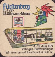 Pivní tácek furstlich-furstenbergische-98-zadek