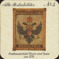 Beer coaster furstliche-brauerei-thurn-und-taxis-33-zadek