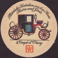 Beer coaster furstliche-brauerei-thurn-und-taxis-45-zadek