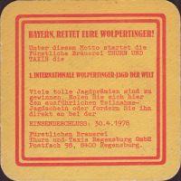 Beer coaster furstliche-brauerei-thurn-und-taxis-50-zadek