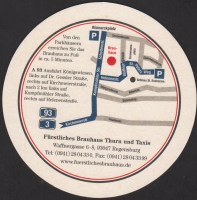 Beer coaster furstliche-brauerei-thurn-und-taxis-62-zadek