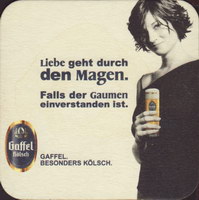 Beer coaster gaffel-becker-77-zadek