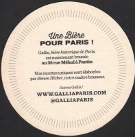 Beer coaster gallia-paris-1-zadek