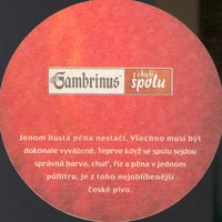 Beer coaster gambrinus-10-zadek