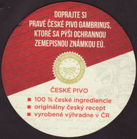 Pivní tácek gambrinus-107-zadek