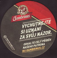 Beer coaster gambrinus-110-zadek