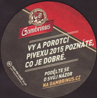 Beer coaster gambrinus-114-zadek