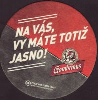 Beer coaster gambrinus-117-zadek