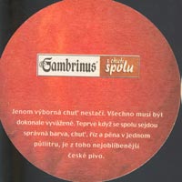 Beer coaster gambrinus-12-zadek