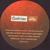 Beer coaster gambrinus-141-zadek