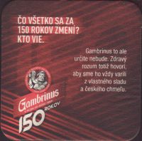 Pivní tácek gambrinus-151-zadek