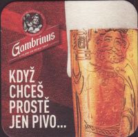 Pivní tácek gambrinus-152