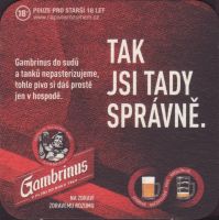 Beer coaster gambrinus-152-zadek