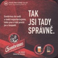 Pivní tácek gambrinus-152-zadek