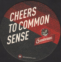 Beer coaster gambrinus-160-zadek