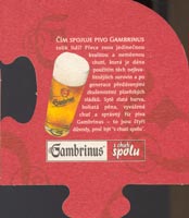 Beer coaster gambrinus-21-zadek