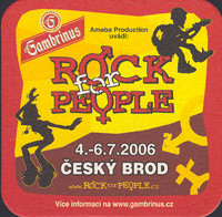 Beer coaster gambrinus-39-zadek