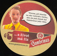 Pivní tácek gambrinus-50-zadek