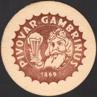 Beer coaster gambrinus-69-oboje