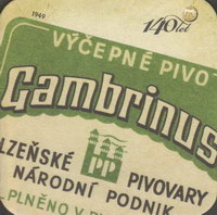 Beer coaster gambrinus-74-zadek