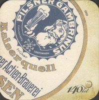 Beer coaster gambrinus-75-zadek