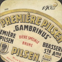 Beer coaster gambrinus-77-zadek
