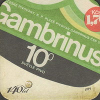 Beer coaster gambrinus-78-zadek