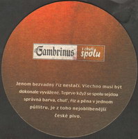 Beer coaster gambrinus-80-zadek