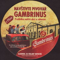 Pivní tácek gambrinus-90-zadek