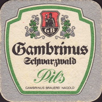 Beer coaster gambrinus-brau-1