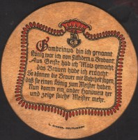 Beer coaster gambrinus-brau-11-zadek-small